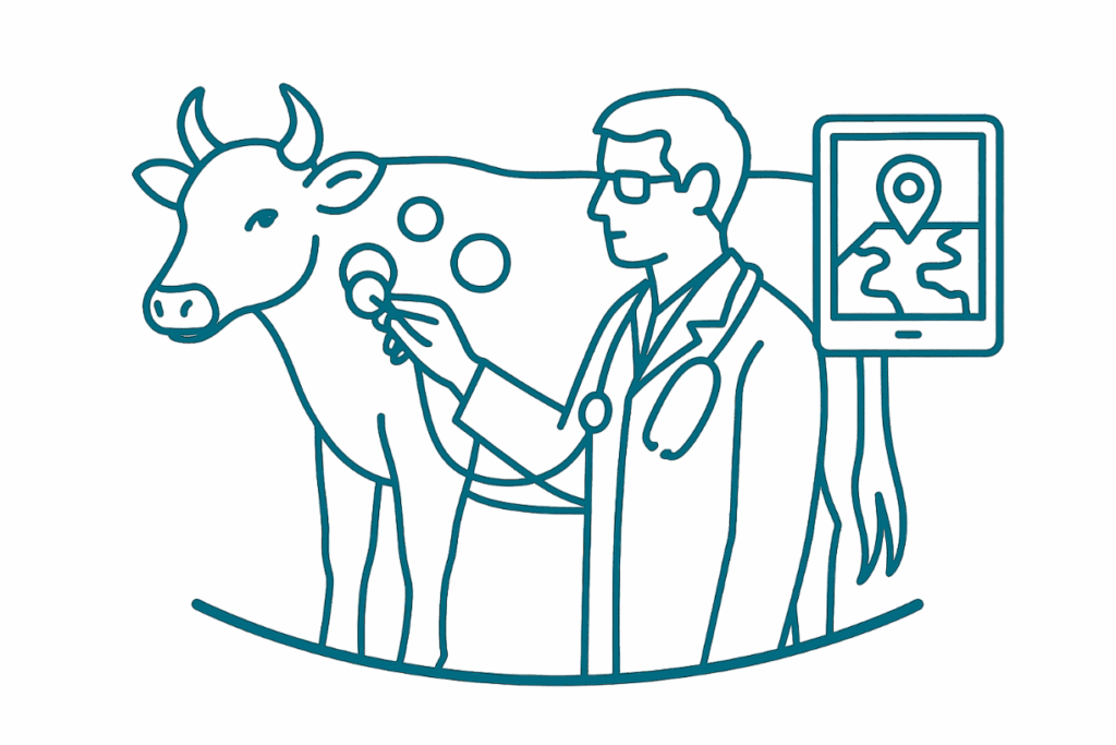 Logiciel Epivet - Illustration DNC (Dermatose nodulaire contagieuse)