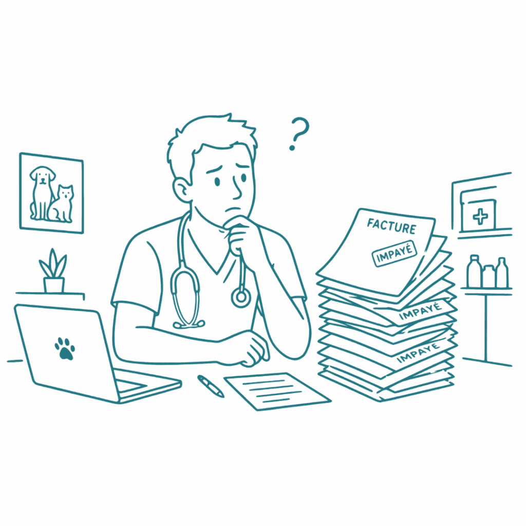 Illustration factures impayées